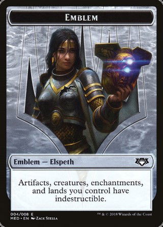 Elspeth, Knight-Errant Emblem (Mythic Edition Tokens)